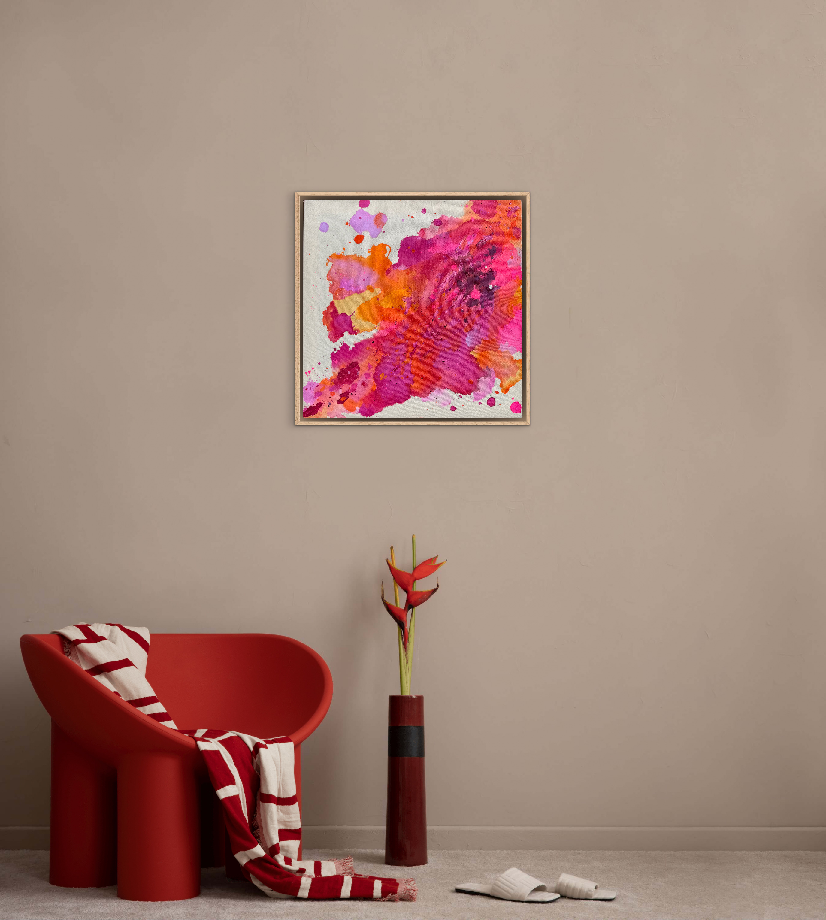 Nachblühen, 2026, Acryl auf roher Baumwollleinwand, Ansicht 8